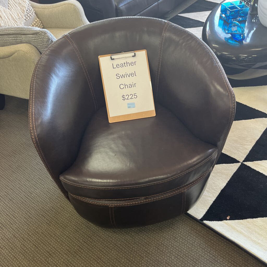 Leather Swivel Chair