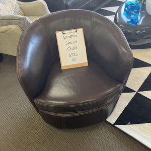 Leather Swivel Chair