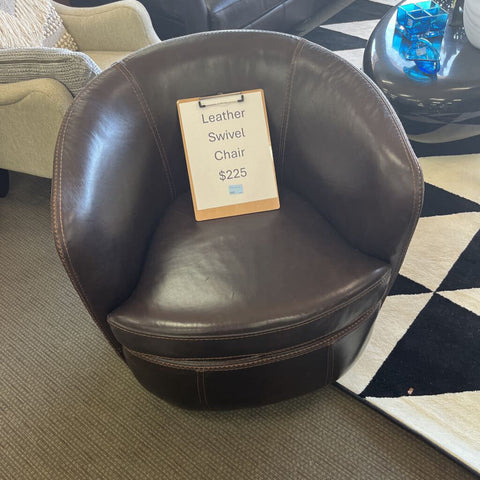 Leather Swivel Chair