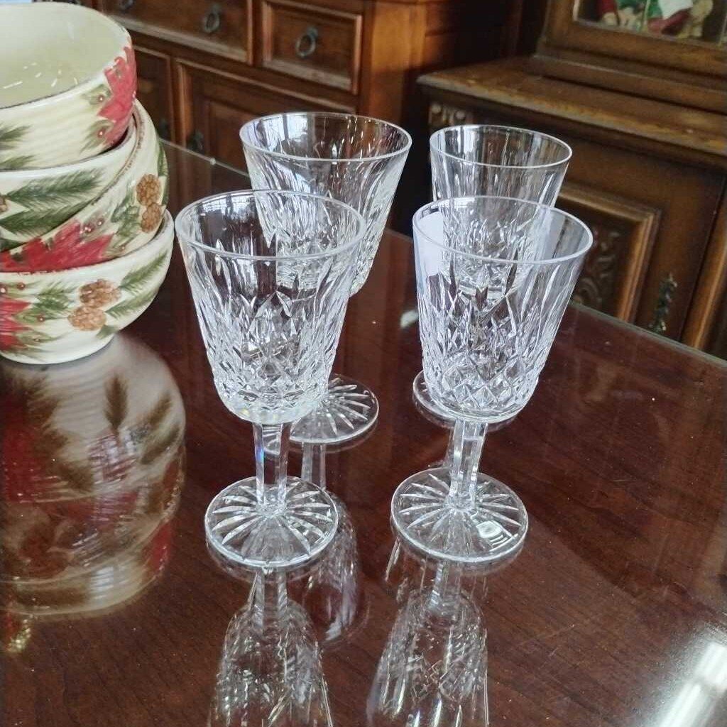 Set of 4 Waterford Crystal Glasses