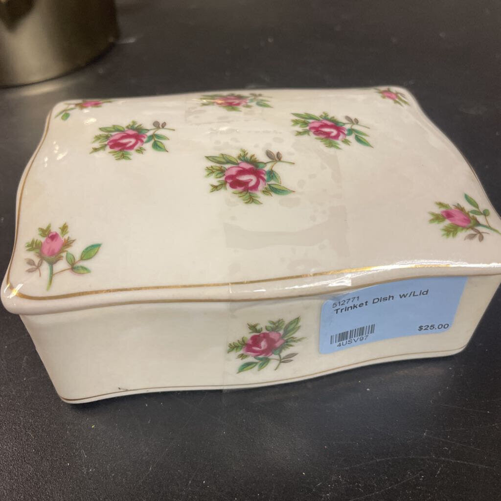 Trinket Dish w/Lid