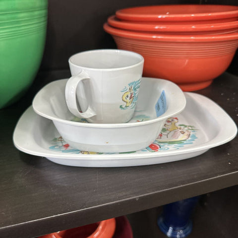 Vintage Noritake Duck Dish Set 3 pcs