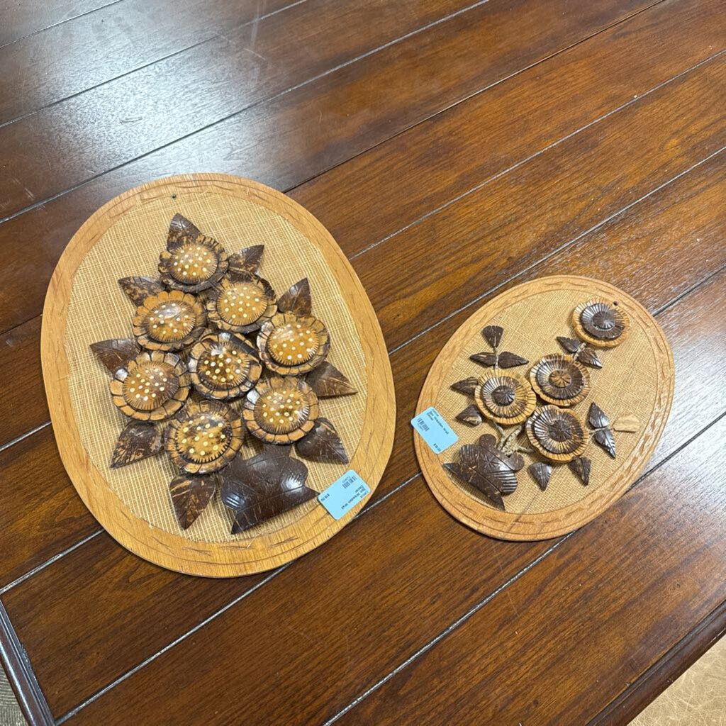 2pc Wooden Wall Decor