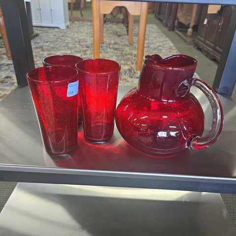 Pitcher w/3 Glasses