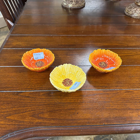 3pc Flower Bowl