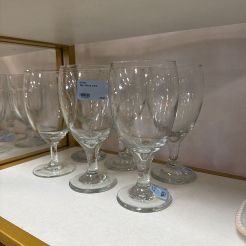 6pc Glass ware