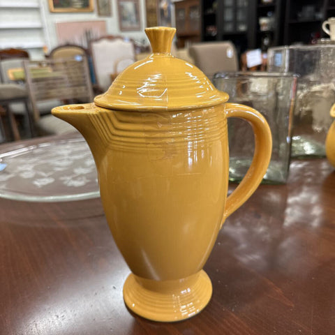 Fiesta Teapot w/ Lid (Tall Yellow)