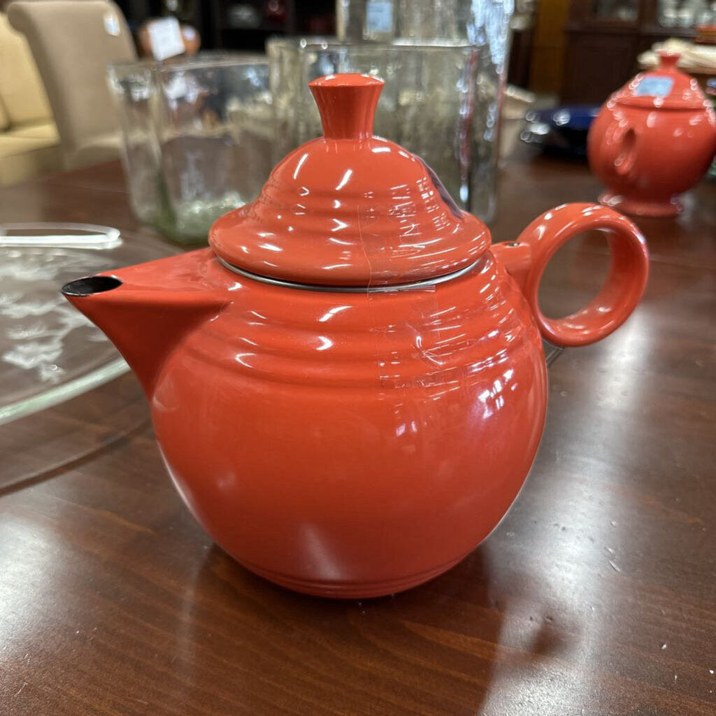 Fiesta Teapot w/ Lid (Metal Orange)