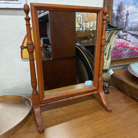 Vtg Table Top Mirror