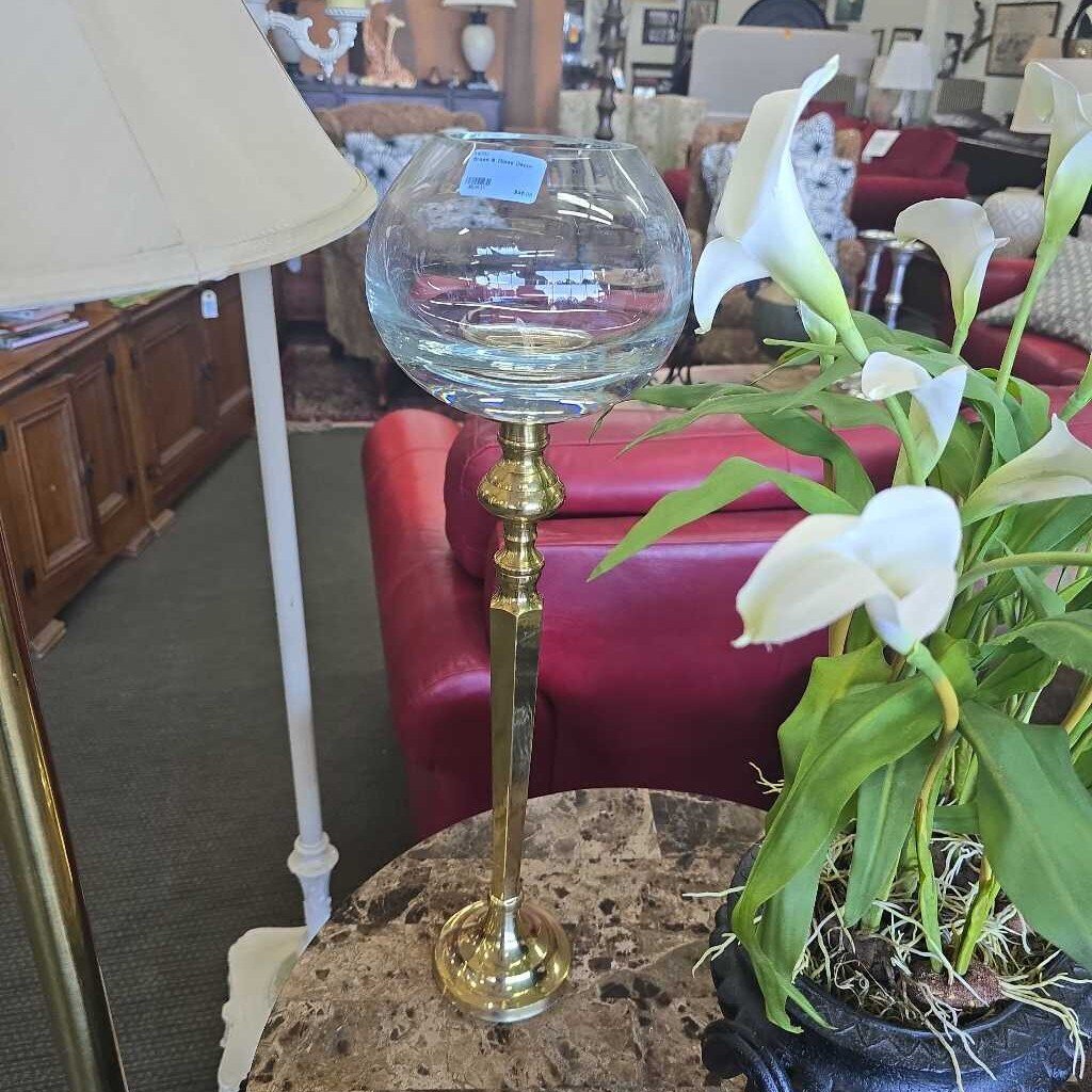 Brass & Glass Decor