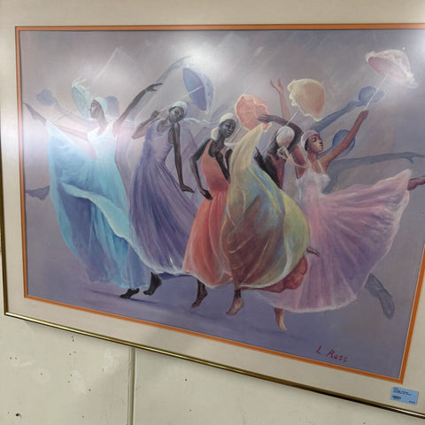 Vintage African American Art Print