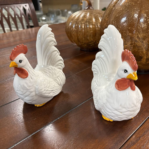 Chicken Bookends