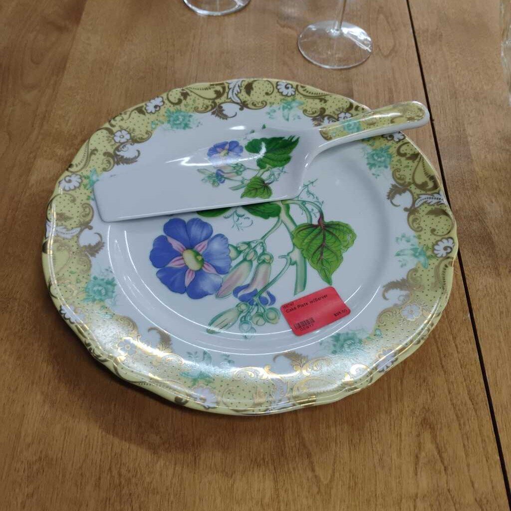 Cake Plate w/Server