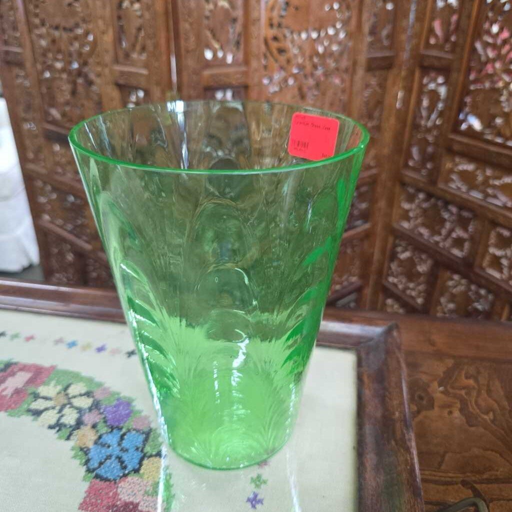 Uranium Glass Vase
