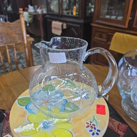 Bubble Glass Pitcher