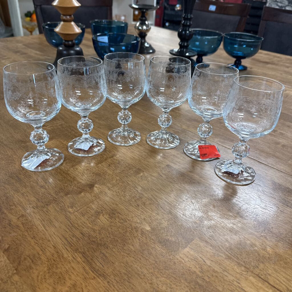 6pc Stemware
