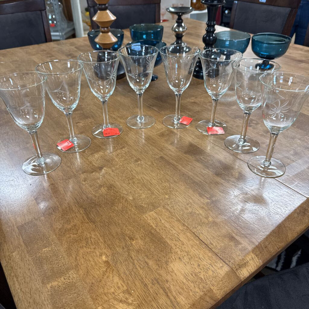 8pc Stemware