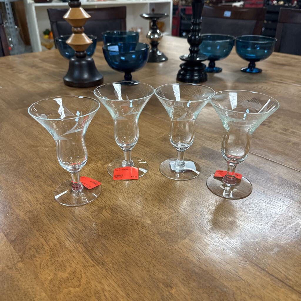 4pc Stemware