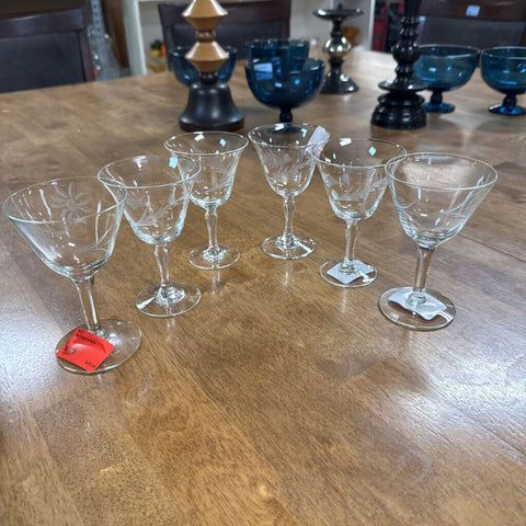 6pc Stemware