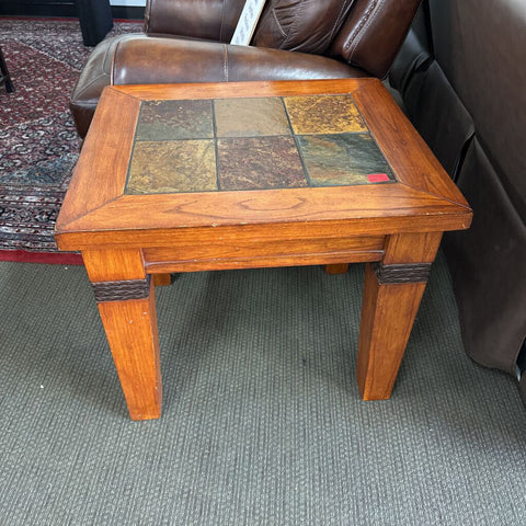 Tile Top Side Table