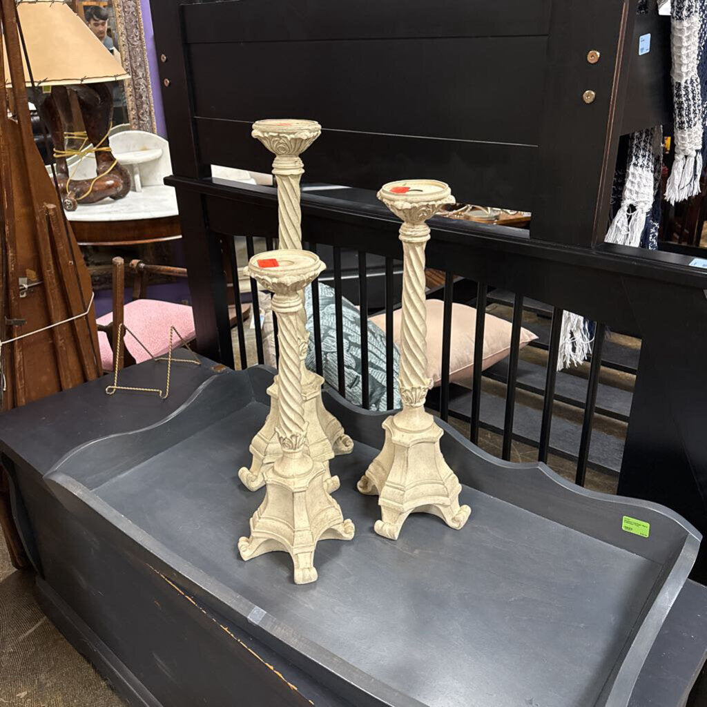 Set of 3 Candlestands AS IS