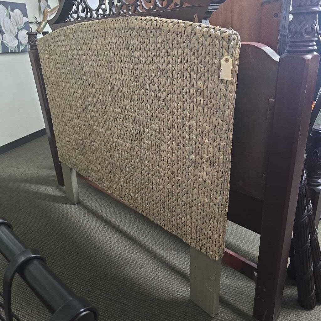 Queen Size Rattan Headboard