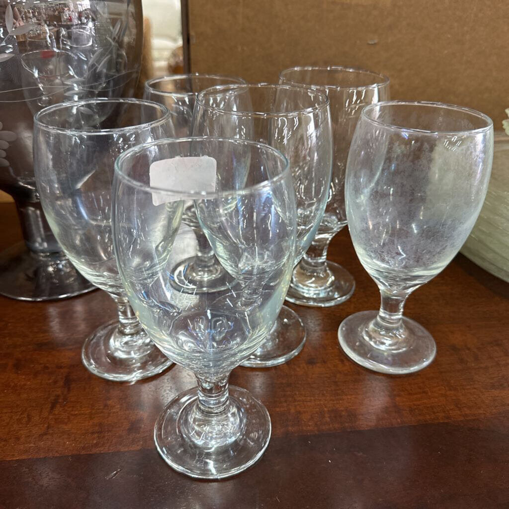 Set of 6 Water/Tea Glasses