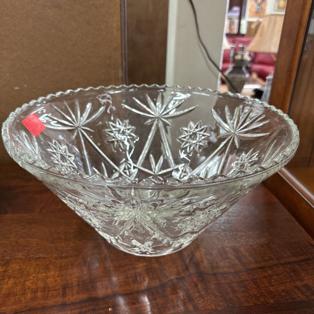 Crystal Punch Bowl (AS IS)