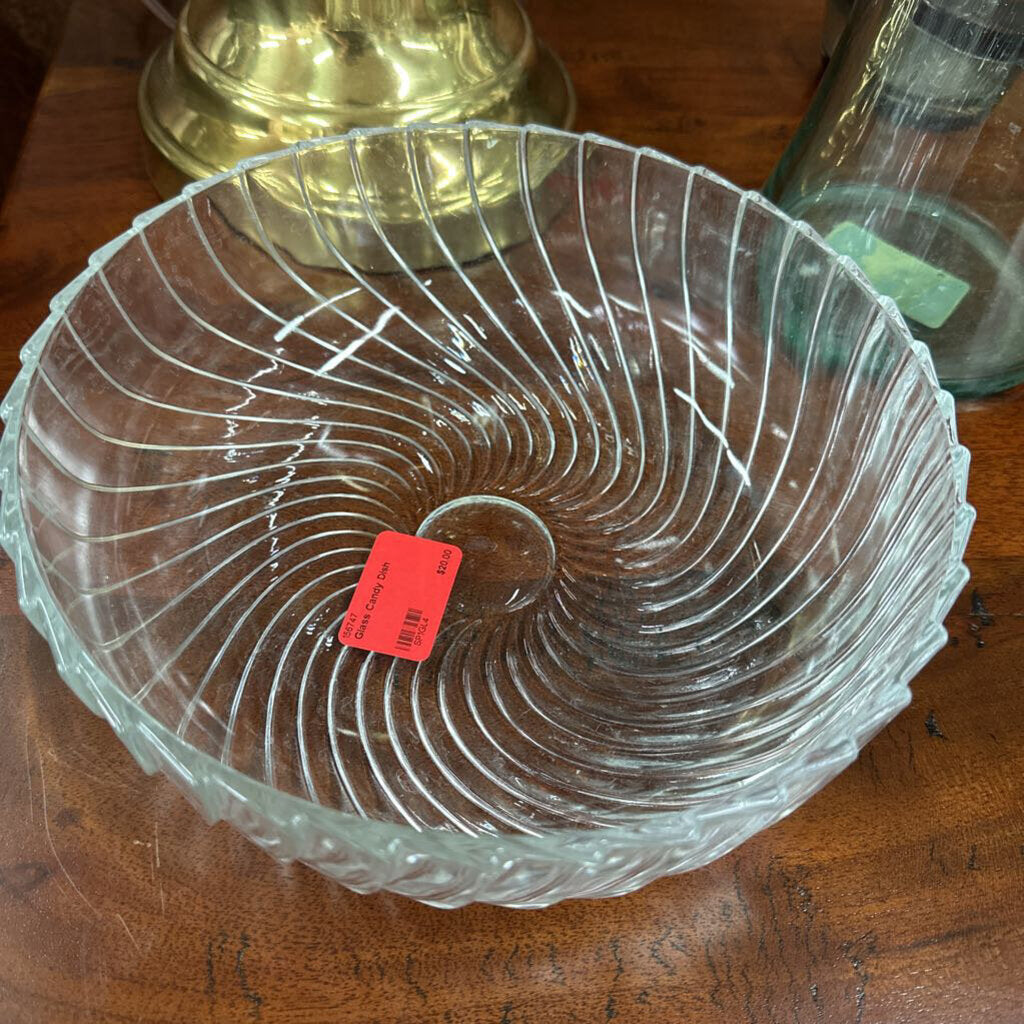 Glass Candy Dish