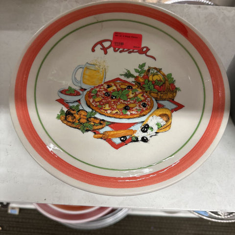 Set of 4 Pizza Plates