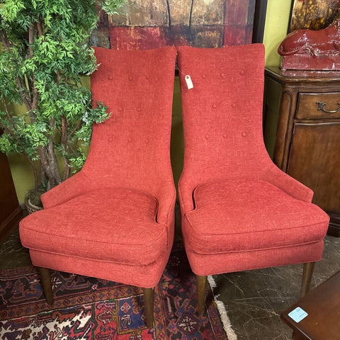 Pair of Highback Chairs from Gray's