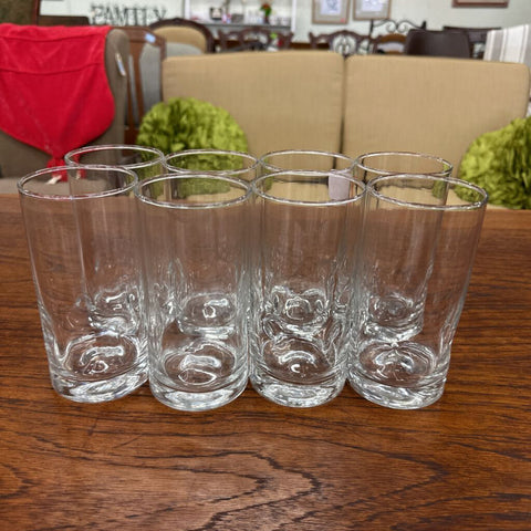 Set of 8 Thumbprint Glasses