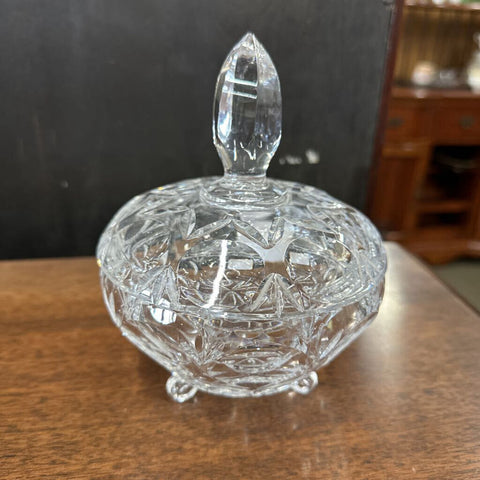 Crystal Dish w/Lid