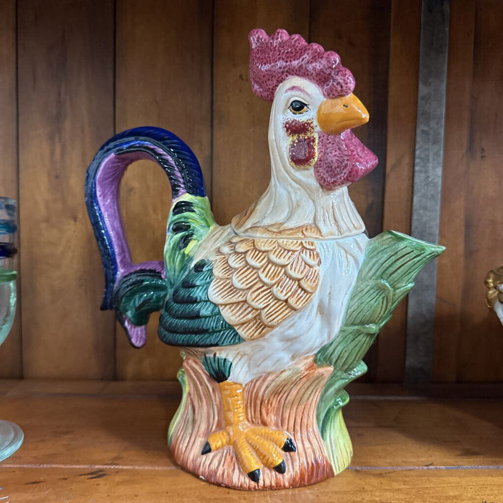 Rooster Tea Pitcher