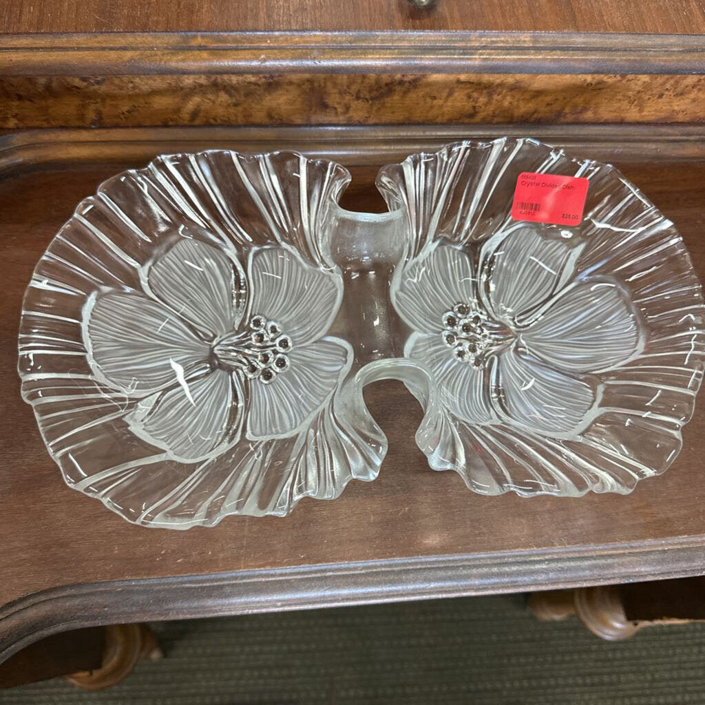 Crystal Divided Dish