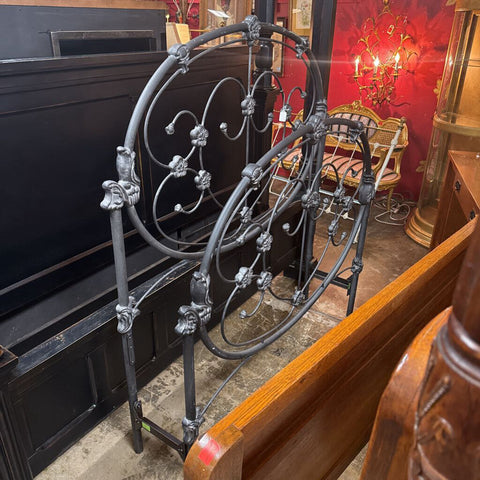 Black Iron Bed Full