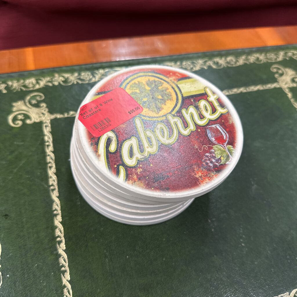 Set of of 8 Wine Coasters