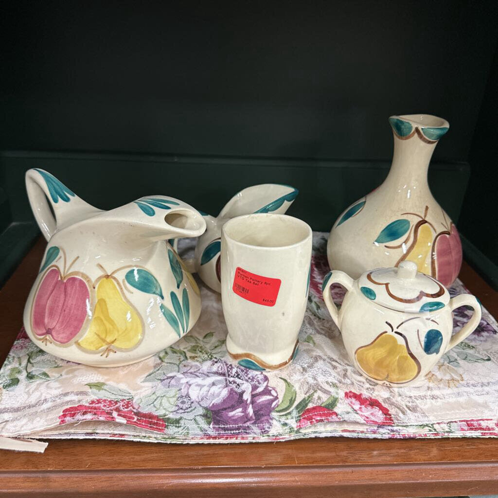 Puriton Pottery 6pc VTG Tea Set