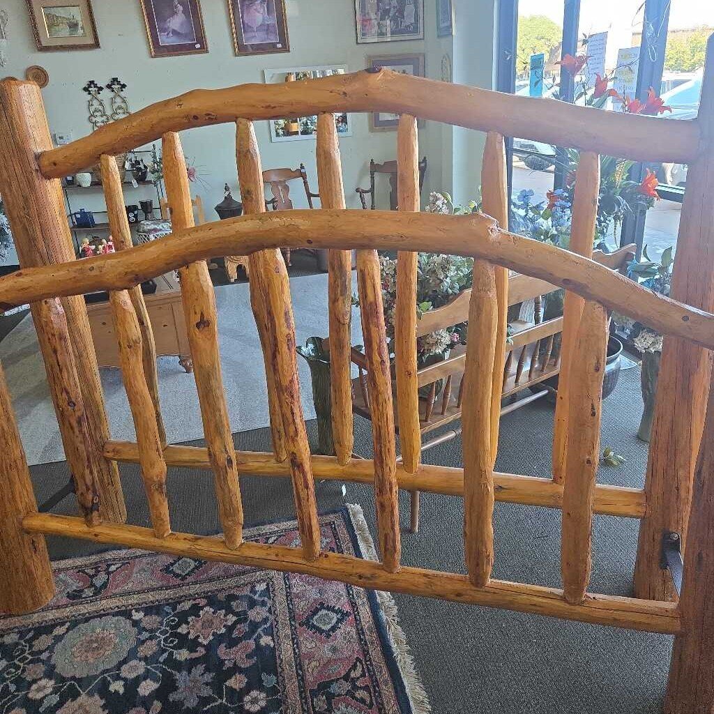 King Size Headboard, Footboard, Side Rails & Slats