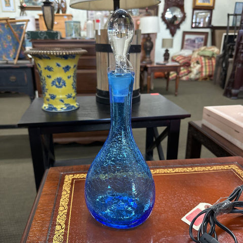 Cracked Glass Decanter