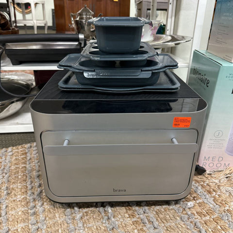 Brava Touchscreen Countertop Smart Oven w/Bake & Breakfast Set