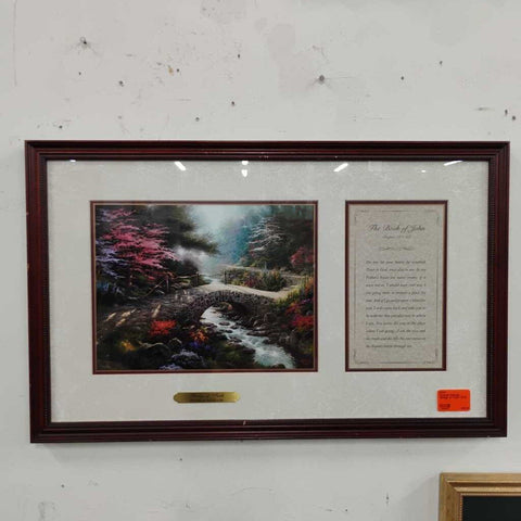 Thomas Kinkade "Bridge of Faith" Print