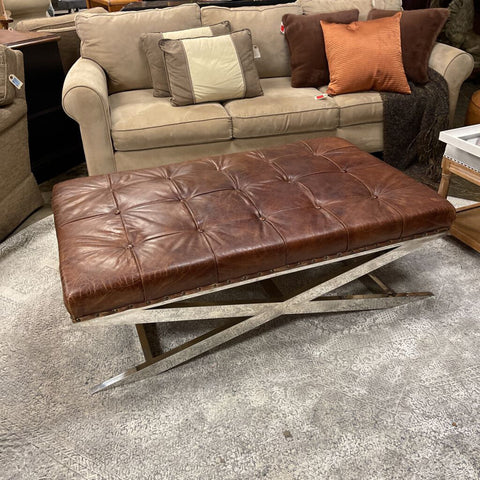 Leather Coffee Table/Ottoman