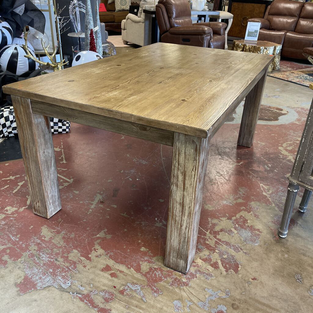 Dining Table No Chairs (AS IS/Finish on Top)