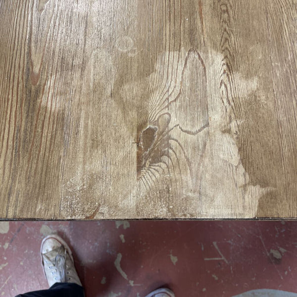 Dining Table No Chairs (AS IS/Finish on Top)