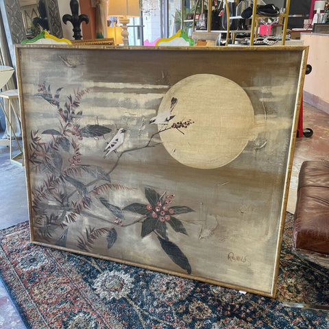 1960s Signed Oil Painting by Lee Reynolds