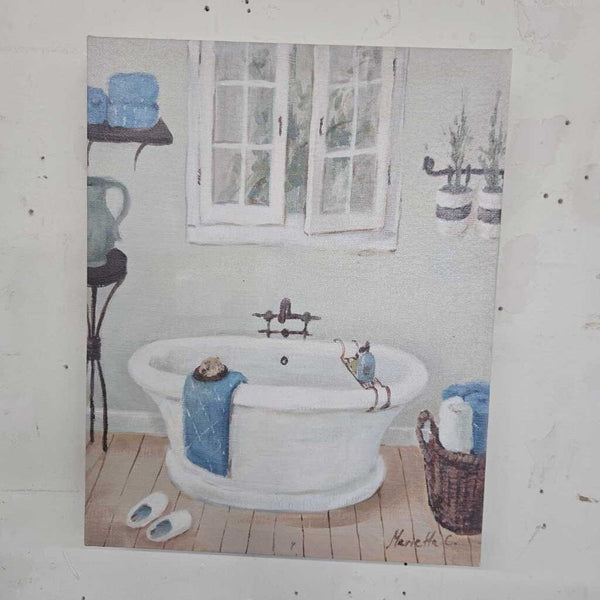 PAIR of Bathroom Art