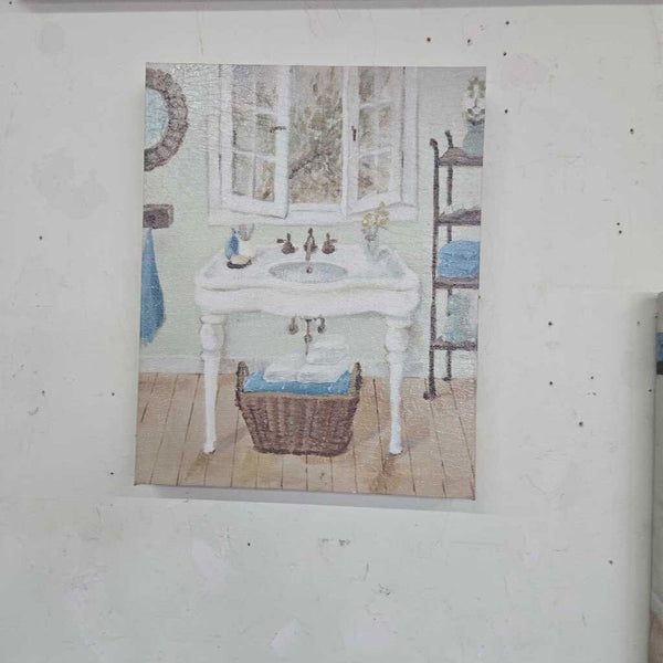 PAIR of Bathroom Art