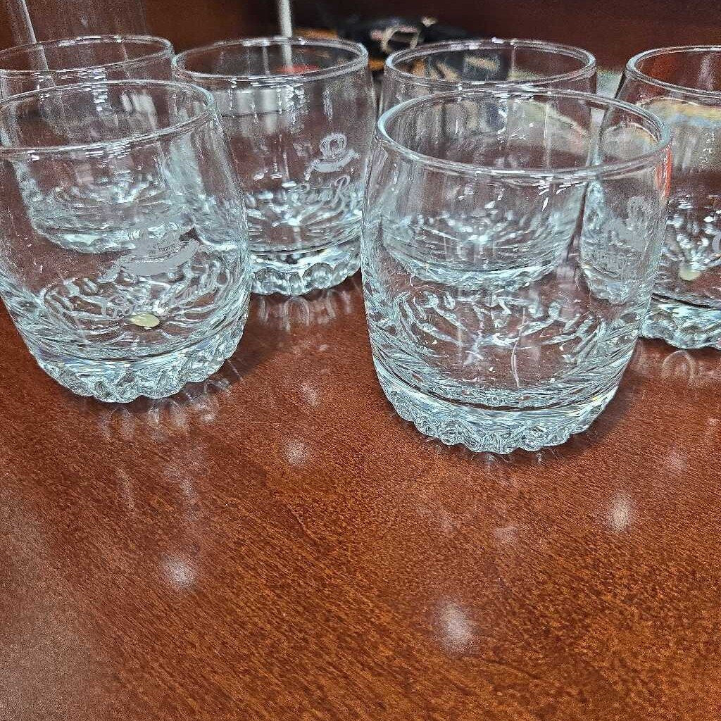 Set of 6 Crown Royal Low Ball Glasses