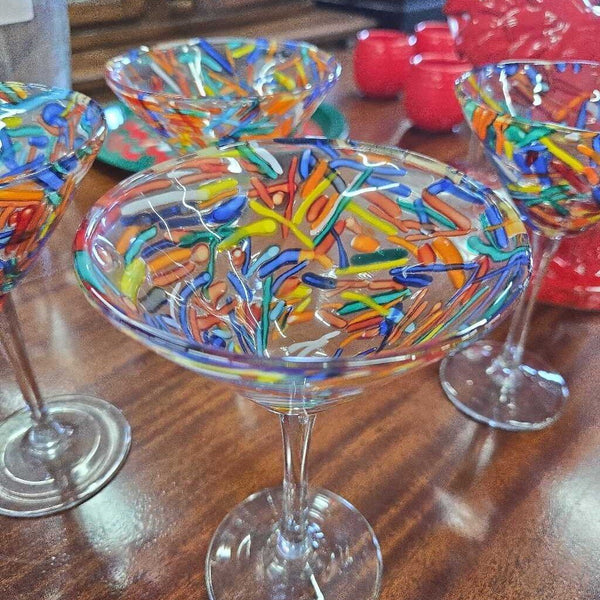 Set of 6 Martini Glasses